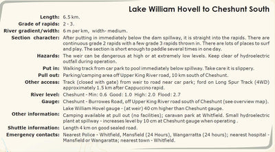 King River - Lake William Hovell to Cheshunt South - Whitewater Kayaking Map Preview 3