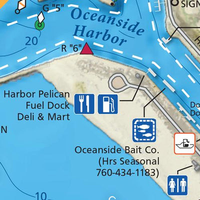 SoCal Fishing Maps - Oceanside Harbor Preview 2