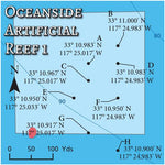 SoCal Fishing Maps - Oceanside Artificial Reef 1 Preview 1