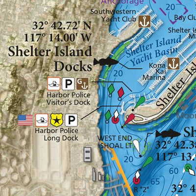 SoCal Fishing Maps - San Diego Bay Bundle Preview 3
