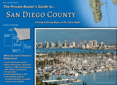 SoCal Fishing Maps - San Diego County Boater's Guide Bundle Preview 1