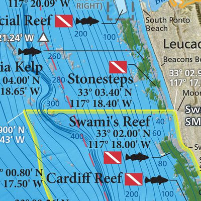 SoCal Fishing Maps - San Diego County Boater's Guide Bundle Preview 3