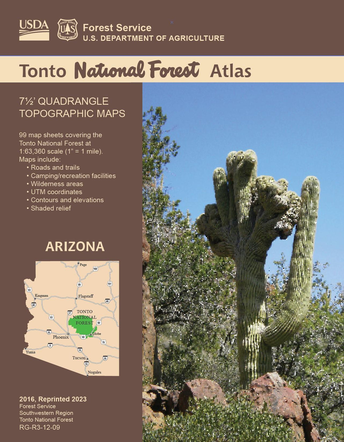 Tonto National Forest Atlas Bundle Map by US Forest Service R3 | Avenza ...