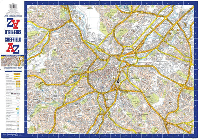 Sheffield A-Z Pocket Street Map Preview 1