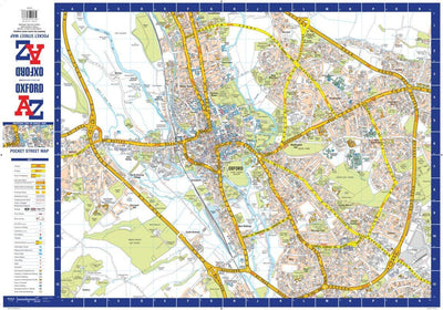 Oxford A-Z Pocket Street Map Preview 1