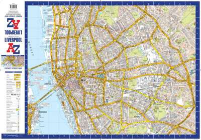 Liverpool A-Z Pocket Street Map Preview 1