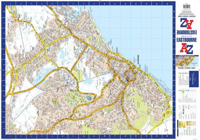 Eastbourne A-Z Pocket Street Map Preview 1