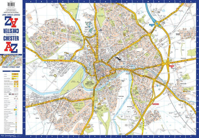 Chester A-Z Pocket Street Map Preview 1