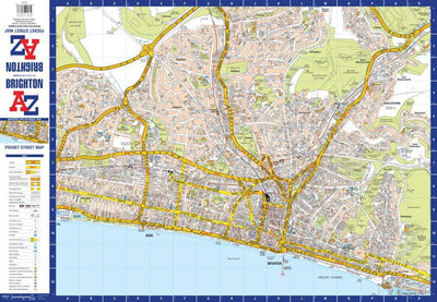 Brighton A-Z Pocket Street Map Preview 1