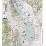 Canyon Ferry Reservoir Bathymetric Contours and Access Map Preview 1