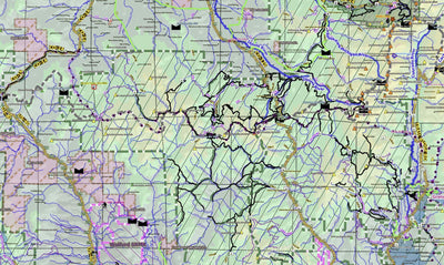 Biking Colorado - 3 map bundle of Public Lands, Trails for Bicycles, & Offroading Trails (to avoid!) Preview 1