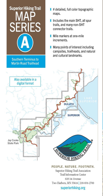 Map Series A: Superior Hiking Trail Preview 2