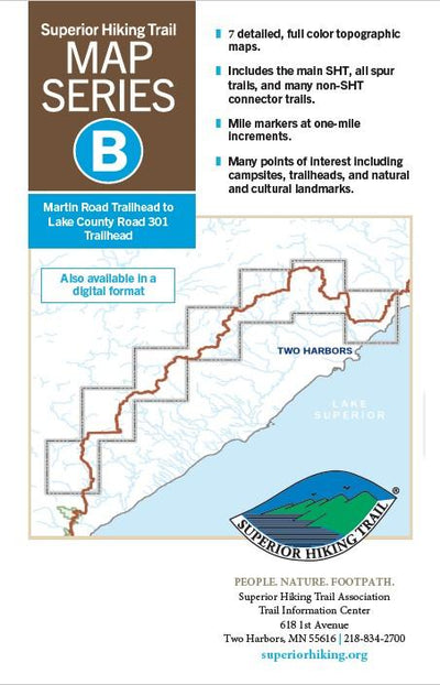 Map Series B: Superior Hiking Trail Preview 2