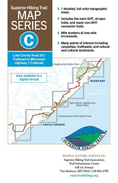 Map Series C: Superior Hiking Trail Preview 2