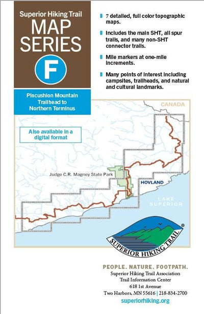 Map Series F: Superior Hiking Trail Preview 2