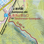 Takahora-san 高洞山 Hiking Map (Tohoku, Japan) 1:10,000 Preview 2