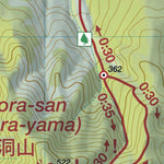 Takahora-san 高洞山 Hiking Map (Tohoku, Japan) 1:10,000 Preview 3