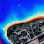 Рів річка (с. Браїлів, Вінницька обл., Україна). Карта глибин Preview 2