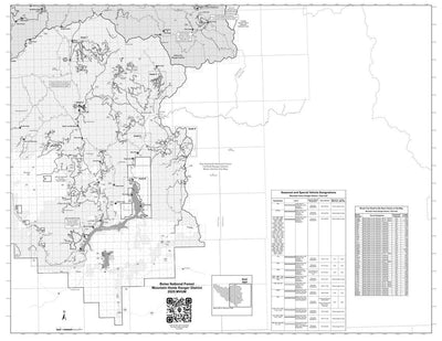 Boise National Forest Mountain Home RD East Side Motor Vehicle Use Map 2025 Bundle Preview 1