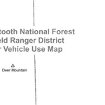 Boise National Forest Mountain Home RD East Side Motor Vehicle Use Map 2025 Bundle Preview 2