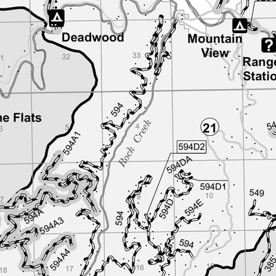 Boise National Forest Lowman RD Motor Vehicle Use Map 2025 Bundle Preview 3