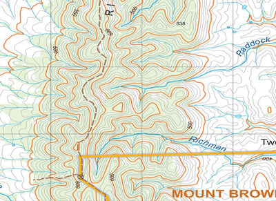 Flinders Ranges Outline Flinders Ranges Map B11 by Mapland - Department for Environment and ...