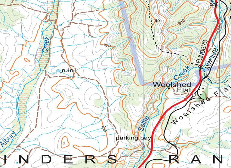 Flinders Ranges Map B10 by Mapland - Department for Environment and ...