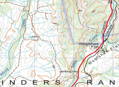 Flinders Ranges Map B10 Preview 2