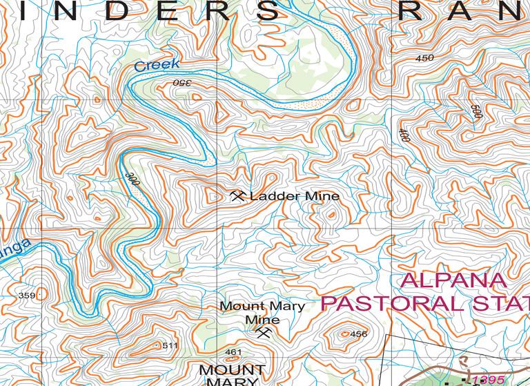 Flinders Ranges Map C15 by Mapland - Department for Environment and ...