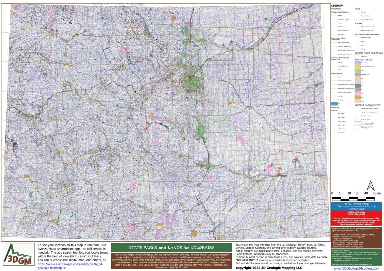 Estes Park CO 100K quadrangle - 20250704115557 3d Geologic Mapping Llc Estes Park Co 100k Quadrangle Plus 3 Statewide Co Maps Bundle 1707189 Preview 0 