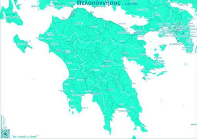 Πελοπόννησος - Peloponnese 1:1 εκατ. - 1:1 Mio. Preview 1