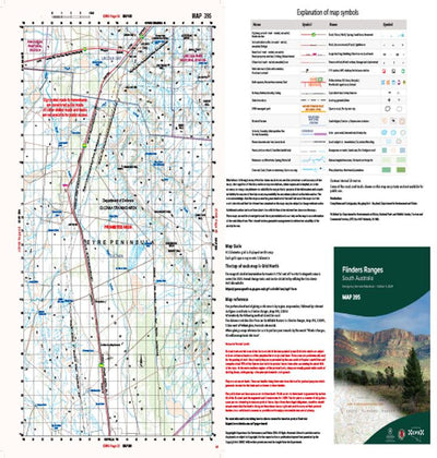 Flinders Ranges Map 395 Preview 1