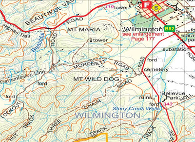 Flinders Ranges Map 398 Preview 2