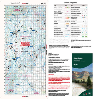Flinders Ranges Map 525 Preview 1