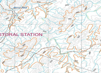 Flinders Ranges Outline Flinders Ranges Map D14 by Mapland - Department for Environment and ...