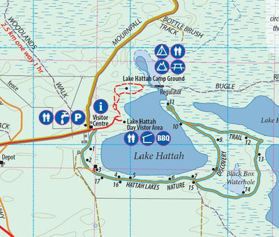 Lake Hattah and Mournpall Map 3rd Edition Preview 1