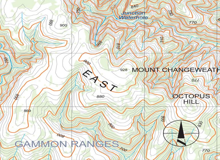 D6 Map Flinders Ranges Map D6 by Mapland - Department for Environment and ...