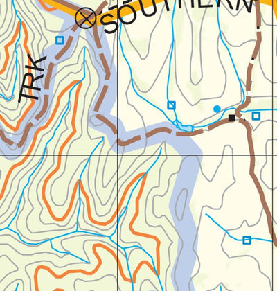 Flinders Ranges Outline Flinders Ranges Map 331 by Mapland - Department for Environment and ...