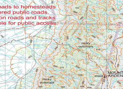 Flinders Ranges Map 475 Preview 2