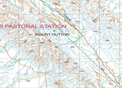 Flinders Ranges Outline Flinders Ranges Map 817 by Mapland - Department for Environment and ...