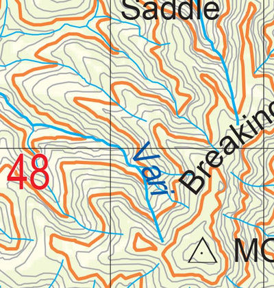 Flinders Ranges Outline Flinders Ranges Map 821 by Mapland - Department for Environment and ...