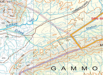 Flinders Ranges Map 820 Preview 2