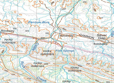 Flinders Ranges Outline Flinders Ranges Map 819 by Mapland - Department for Environment and ...