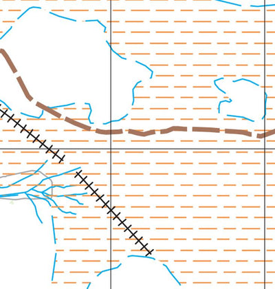 Flinders Ranges Outline Flinders Ranges Map 640 by Mapland - Department for Environment and ...