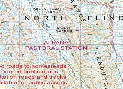 Flinders Ranges Map 700 Preview 2