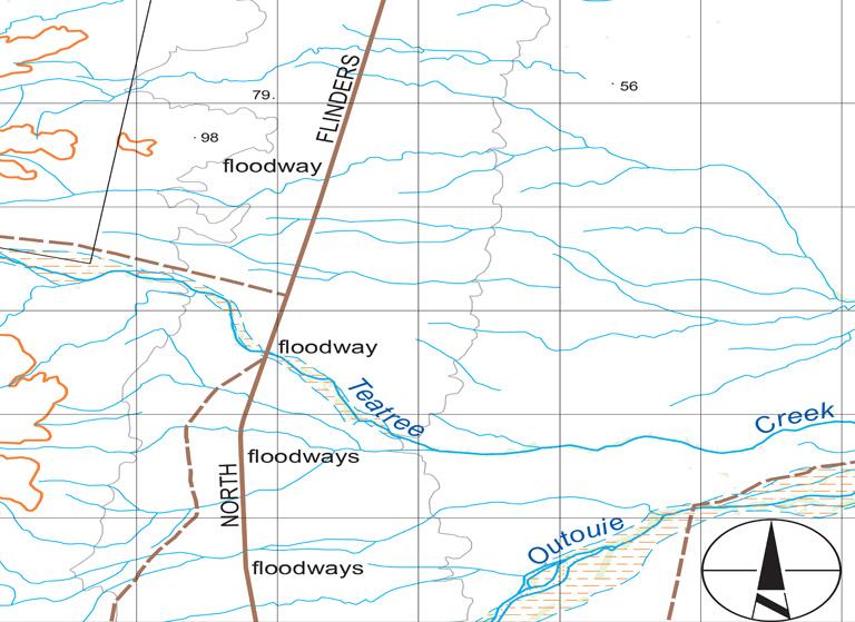 Flinders Ranges Outline Flinders Ranges Map 763 by Mapland - Department for Environment and ...