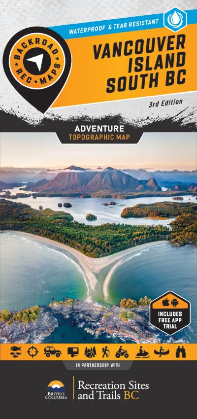 Victoria, Gulf Islands, Lake Cowichan, Parksville (Vancouver Island) Map 3rd Edition Preview 1