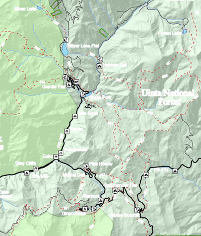 American Fork Canyon Trail Map Preview 1