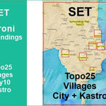 Koroni Set All - Topo25 + Villages + City + Kastro Preview 1