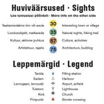 Estonian Road Map With Cycling Routes Preview 3